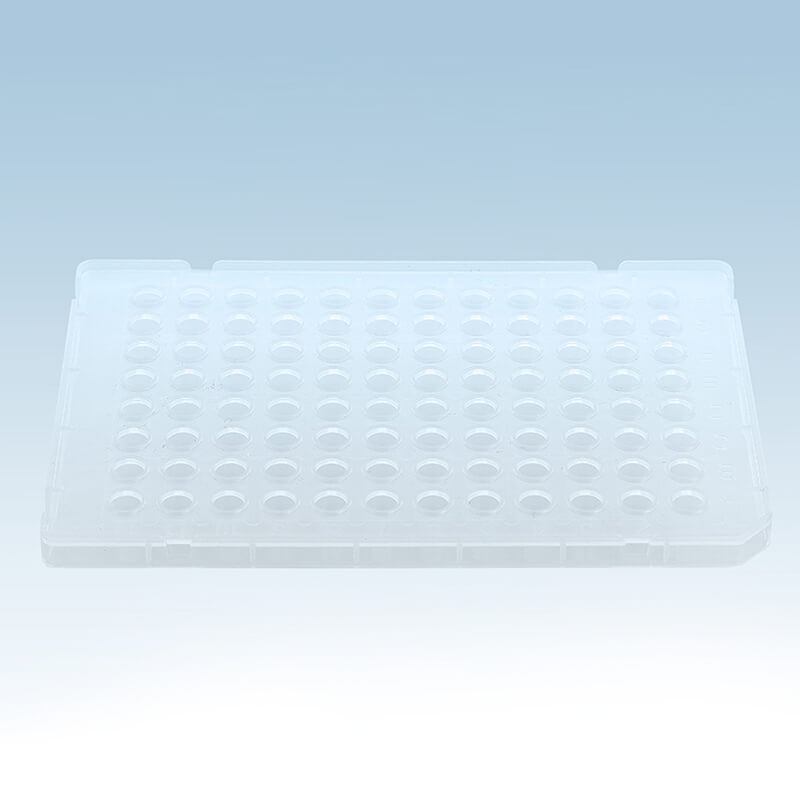 96-Well Polypropylene PCR Microplate, Compatible with ABI, Semi-Skirted, Clear, Nonsterile​