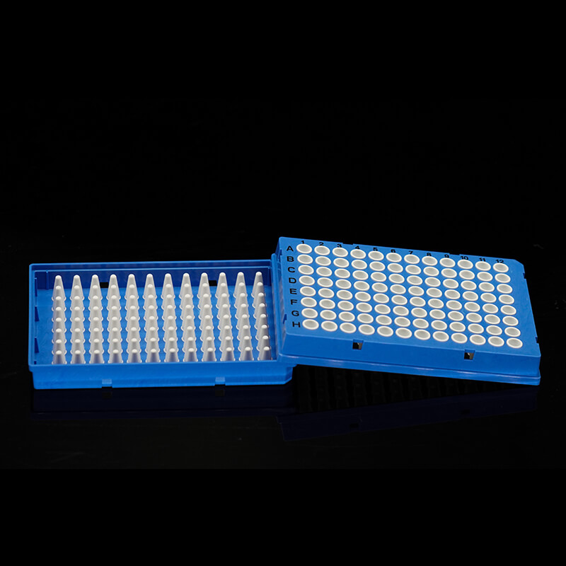 96-well Polypropylene PCR Microplate, Full Skirt, Clear, Nonsterile​